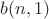 $b(n,1)$