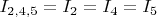 $I_{2,4,5} = I_2 = I_4 = I_5$