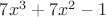 $7x^3+7x^2-1$