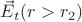 $\vec E_{t}(r>r_{2})$