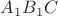 $A_{1}B_{1}C$