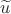 $\widetilde{u}$