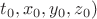 $t_0,x_0,y_0,z_0)$