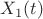 $X_1(t)$