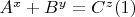 $A^x + B^y = C^z\engo(1)$