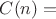 $C(n)=$