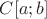 $C[a; b]$