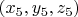 $(x_5,y_5,z_5)$