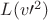 $L(v\prime^2)$