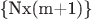 \{Nx(m+1)\}