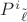 $P^i{}_{\tilde \ell}$