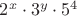 $2^x\cdot3^y\cdot5^4$