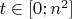 $t \in [0;n^2]$