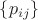 $\{p_{ij}\}$
