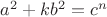 $a^2 + k b^2 = c^n$