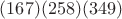 $(167)(258)(349)$