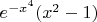 $e^{-x^4}(x^2-1)$
