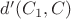 $d'(C_1,C)$