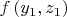 $f\left( {y_1 ,z_1 } \right)$