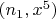 $(n_1, x^5)$
