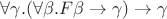 $\forall \gamma. (\forall \beta. F\beta\to\gamma)\to\gamma$