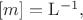 $[m]=\mathrm{L}^{-1},$