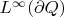 $L^\infty(\partial Q)$