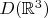 $D(\mathbb R^3)$