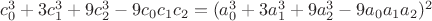 $c_0^3+3c_1^3+9c_2^3-9c_0c_1c_2=(a_0^3+3a_1^3+9a_2^3-9a_0a_1a_2)^2$