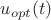 $u_{opt}(t)$