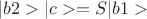 $|b2>|c> = S|b1>$