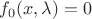 $f_{0}(x,\lambda)=0$
