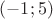 $(-1;5)$ $(-1;5)$