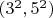 $(3^2, 5^2)$