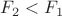 $F_2<F_1$