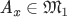 $\textit{A}_\textit{x}\in\mathfrak{M}_1$