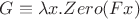 $G \equiv \lambda x. если Zero(Fx)$ $G \equiv \lambda x. если Zero(Fx)$