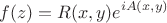 $$f(z)=R(x,y)e^{iA(x,y)}$$