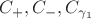 $C_+,C_-,C_{\gamma _1}$