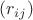 $(r_{ij})$