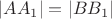 $|AA_1|=|BB_1|$