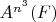 $A^{n^3}(F)$