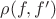 $\rho(f,f')$