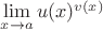$\lim\limits_{x\to a}u(x)^{v(x)}$