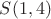 $S(1,4)$