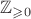 $\mathbb Z_{\geqslant0}$