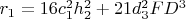 $r_1=16c_1^2h_2^2+21d_3^2FD^3$