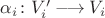 $\alpha_i\colon V_i'\longrightarrow V_i$ $\alpha_i\colon V_i'\longrightarrow V_i$