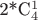 2*C^1_4