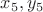 $x_5,y_5$